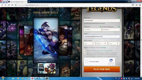 league of legends sign in.
